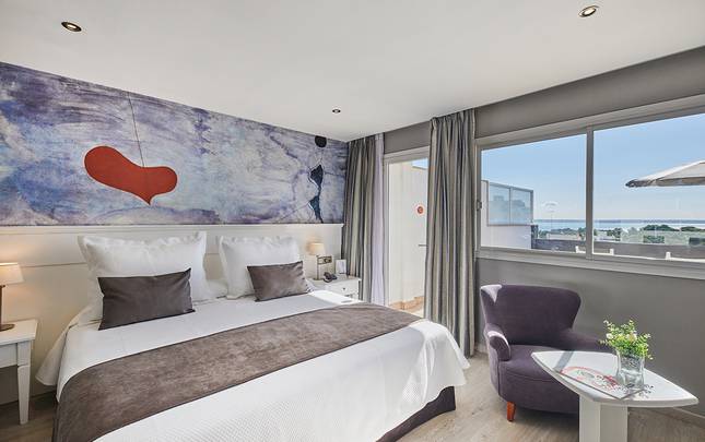 Luxus-Doppelzimmer mit Meeresblick Hotel Joan Miró Museum Palma